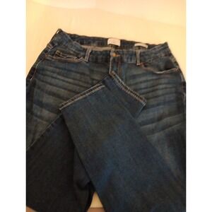True Craft Jeans Women's  Plus 16W Curvy Skinny  Dark Denim High Rise‎  Stretch